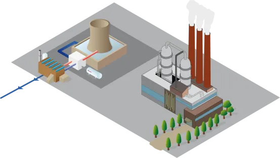 Einsatz von Ozonierung von Kühlwasser zur Desinfektion