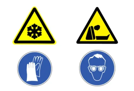 Sicherheit mit Trockeneis